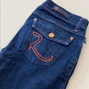 Rock & Republic bootcut button pockets jeans (28)